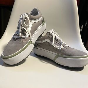 Stackform vans old school size 9.5 suede